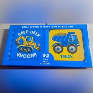 Little Learners Books and Puzzle Sets Beep,Beep Vroom!